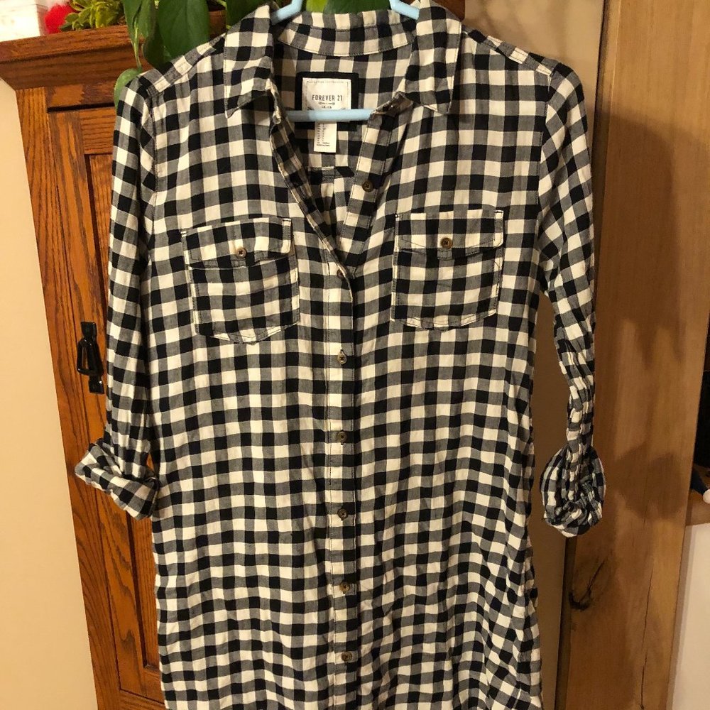 Forever 21 shirt dress Sz S